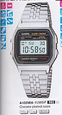 CASIO A158WA  Distribuidor de pilas, relojes, baterias