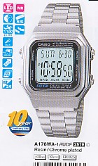 CASIO A178WA  Distribuidor de pilas, relojes, baterias