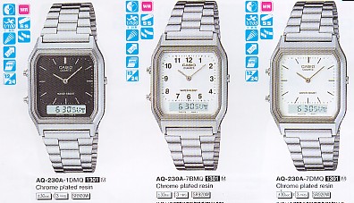 CASIO AQ230A  Distribuidor de pilas, relojes, baterias