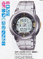 CASIO AQF100WD  Distribuidor de pilas, relojes, baterias