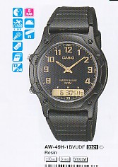 CASIO AW49H-1B Distribuidor de pilas, relojes, baterias