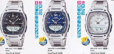 CASIO AW81D Distribuidor de pilas, relojes, baterias