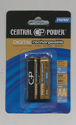 Importador de Pilas CP2500 Central Power Distribuidor de pilas, relojes, baterias