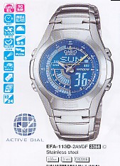 CASIO EFA113D Distribuidor de pilas, relojes, baterias