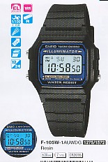 CASIO F105W  Distribuidor de pilas, relojes, baterias