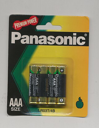 Importador de Pilas LR03T Panasonic Distribuidor de pilas, relojes, baterias