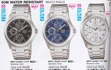 CASIO MTP1246D Distribuidor de pilas, relojes, baterias