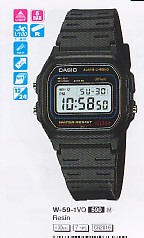 CASIO W59  Distribuidor de pilas, relojes, baterias