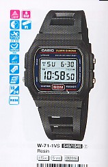 CASIO W71  Distribuidor de pilas, relojes, baterias